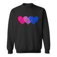 Bisexual Heart Bisexuality Bi Love Flag Lgbtq Pride Sweatshirt
