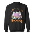 Boo Read Books Library Funny Booooks Ghost Halloween Gifts Sweatshirt