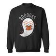 Booooks Ghost Funny Halloween Teacher Book Library Reading V3 Men Women Sweatshirt Graphic Print Unisex