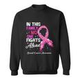 Breast Cancer Awareness In This Family No One Fights Alone Gift Sweatshirt