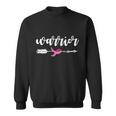 Breast Cancer Awareness Warrior Pink Ribbon Sweatshirt