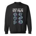 Check Out My Six Pack Dnd Dice Dungeons And Dragons Tshirt Sweatshirt