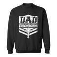 Dad Dedicated And Devoted To God Family & Freedom Sweatshirt