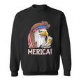 Eagle Mullet 4Th Of July Beer Usa American Flag Merica Cute Gift Sweatshirt