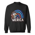 Eagle Mullet 4Th Of July Rainbow Usa American Flag Merica Gift V2 Sweatshirt