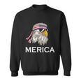 Eagle Mullet 4Th Of July Usa American Flag Merica Gift V4 Sweatshirt