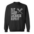 Eat Sleep Lacrosse Repeat Funny Lax Player Men Women Kids Sweatshirt