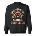 Every Voice Matters School Counselor Counseling V2 Sweatshirt