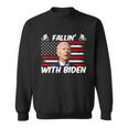 Fallin With Biden Funny Bike Meme Sweatshirt