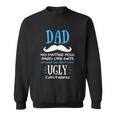 Fathers Day For Father From Daughter Son The Best Father Graphic Design Printed Casual Daily Basic Sweatshirt