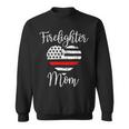Firefighter Thin Red Line Firefighter Mom Gift From Son Fireman Gift Sweatshirt