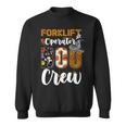 Forklift Operator Boo Crew Ghost Funny Halloween Matching Sweatshirt