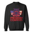 Freedom Convoy 2022 Usa Canada Truckers Sweatshirt