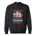 Funny 4Th Of July Time To Get Star Spangled Hammered Sweatshirt
