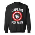 Funny Captain Poop Pants Tshirt Sweatshirt