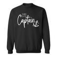 Funny Captain Wife Dibs On The Captain V2 Sweatshirt