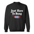 Funny Fourth Of July 4Th Of July Im Just Here To Bang Sweatshirt