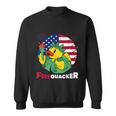 Funny Fourth Of July Usa Patriotic Firecracker Rubber Duck Funny Gift Sweatshirt