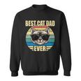 Funny Vintage Cat Daddy Tee Fathers Day Best Cat Dad Ever Sweatshirt