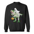 Ghost RidingRex Mummy Dinosaur Halloween Sweatshirt