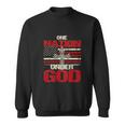 God Christian Us Flag Funny 4Th Of July Faith Sweatshirt