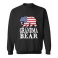 Grandma Bear Patriotic Flag Funny 4Th Of July Sweatshirt