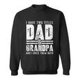Grandpa Cool Gift Fathers Day I Have Two Titles Dad And Grandpa Gift Sweatshirt