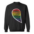 Halfheart Lgbt Gay Pride Lesbian Bisexual Ally Quote V2 Sweatshirt
