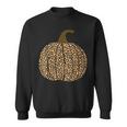 Halloween Leopard Pattern Pumpkin Costume Sweatshirt