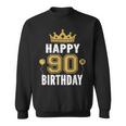 Happy 90Th Birthday Idea For 90 Years Old Man And Woman Sweatshirt