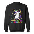 Happy Last Day Of School Funny Unicorn Cute Teacher Student Cute Gift Sweatshirt