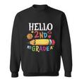 Hello 2Nd Grade Pencil Back To School Sweatshirt