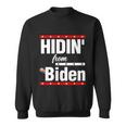 Hidin From Biden Shirt Creepy Joe Trump Campaign Gift Sweatshirt