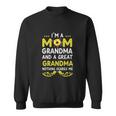 Im A Mom Grandma Great Nothing Scares Me Mothers Day Gifts Sweatshirt