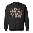 Its A Good Day To Read A Book Retro Teacher Students Sweatshirt