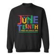 Juneteenth Free-Ish Since 1865 African Color Tshirt Sweatshirt