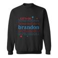 Lets Go Brandon Conservative Us Flag Sweatshirt