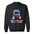 Make Mullets Great Again Funny 2020 Election American Flag Meaningful Gift Sweatshirt