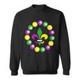 Mardi Gras Beads V2 Sweatshirt