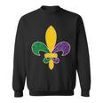 Mardi Gras Sparkle Fleur De Lis Tshirt Sweatshirt