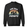 Mens One Bad Mowfo Funny Lawn Care Mowing Gardener Fathers Day Sweatshirt