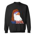 Merica Bald Eagle Retro Usa Flag Tshirt Sweatshirt