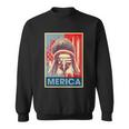 Merica Eagle Mullet 4Th Of July Vintage American Us Flag Gift Sweatshirt