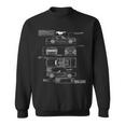 Mustang Blueprint Tshirt Sweatshirt