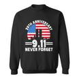 Never Forget 9 11 20Th Anniversary Retro Patriot Day Sweatshirt
