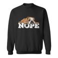 Nope Lazy English Bulldog Dog Lover Tshirt Sweatshirt