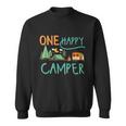 One Happy Camper First Birthday Gift Camping Matching Gift Sweatshirt