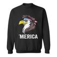 Patriotic Eagle Mullet American Flag Merica 4Th Of July Great Gift Sweatshirt