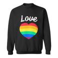 Pride Month Funny Rainbow Heart Gay And Lgbt Sweatshirt