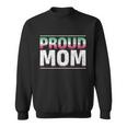 Proud Mom Abrosexual Flag Lgbtq Queer Mothers Day Abrosexual Funny Gift Sweatshirt